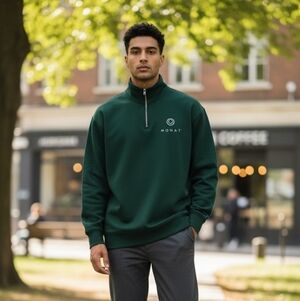 MONAT Gear Forest Green Quarter Zip Pullover – NWT – XL